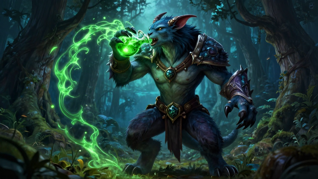 Druiden in Forever können Verbrauchsgüter in Bärengestalt nutzen