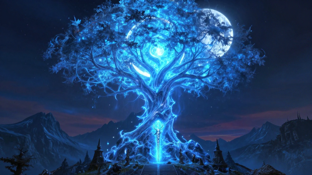 Erste legendäre Kette in Forever-Beta-Daten gefunden — Nordrassil, Elunes Ritual und Archimonde