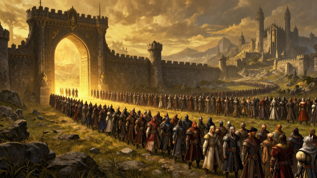 On the first day of WoW: Forever's open beta, players waited in hour-long queues — just like in 2004