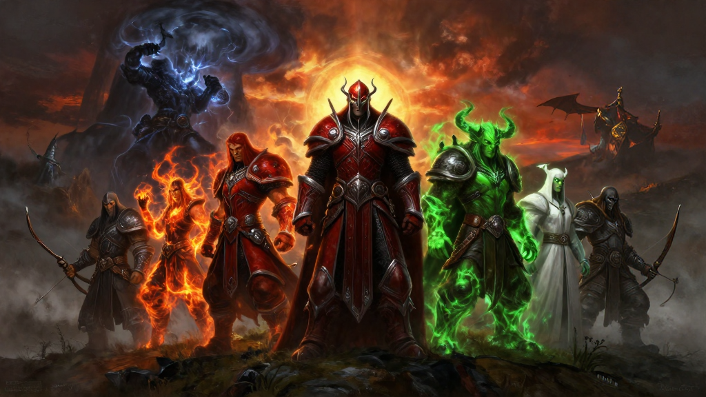 Blizzard showed off six new race and class combinations in Forever